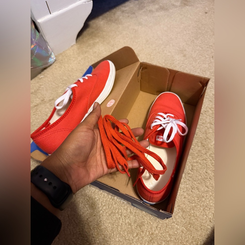 Vibrant Burnt Orange Keds - Picture 8 of 12